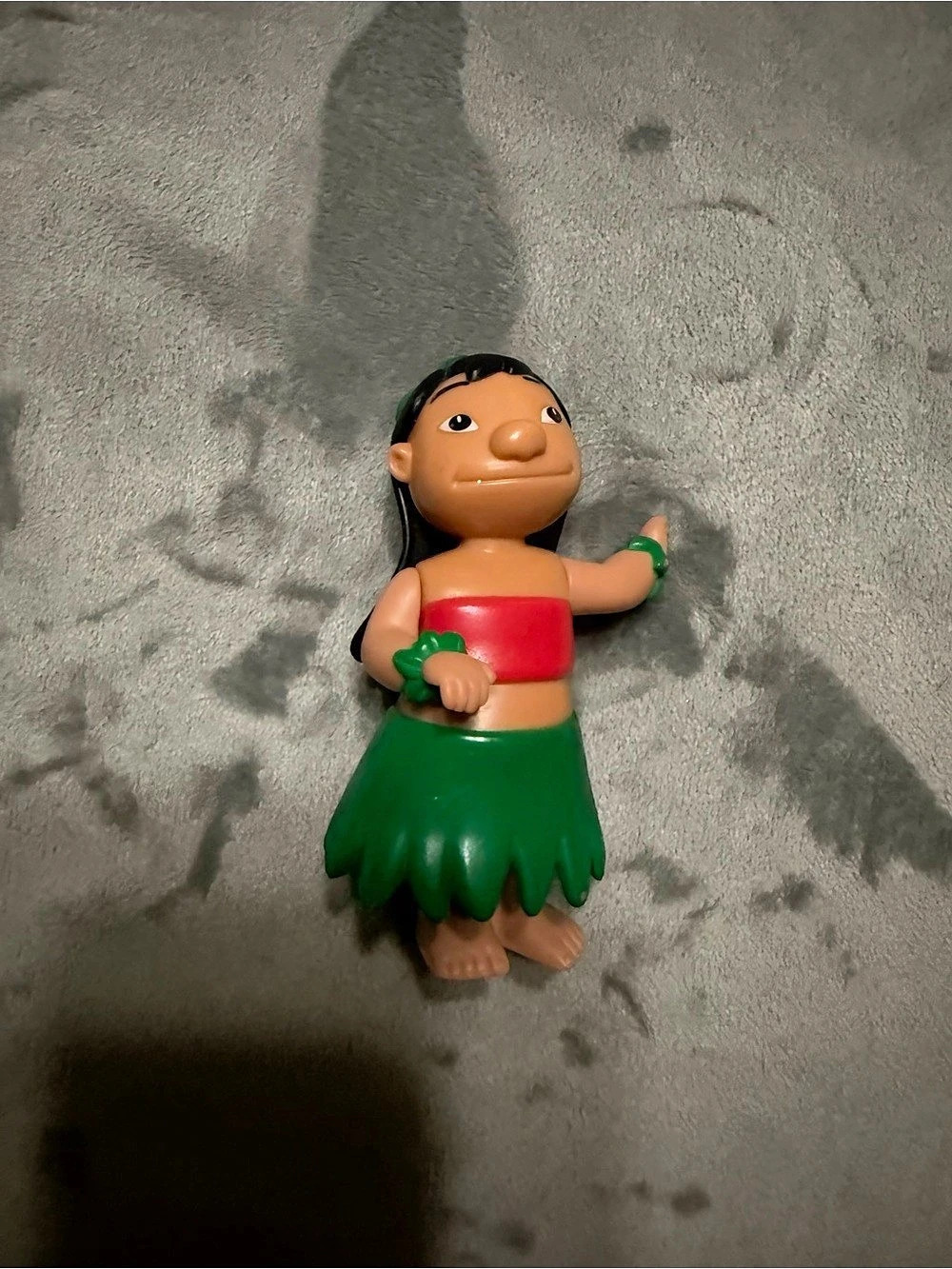 Disney Lilo Hula Dancer Happy Meal Toy Green & Black